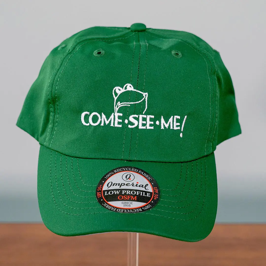 Come-See-Me-Souvenirs-2026-Forest-Green-Unstructured-Hat-front